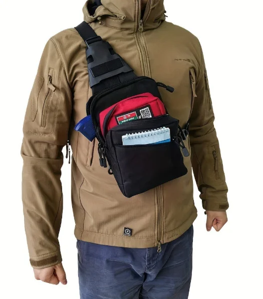 Edc Concealed Carry Fanny Pack - Tactical Concealed Carry Sling Bag: Quick-Access