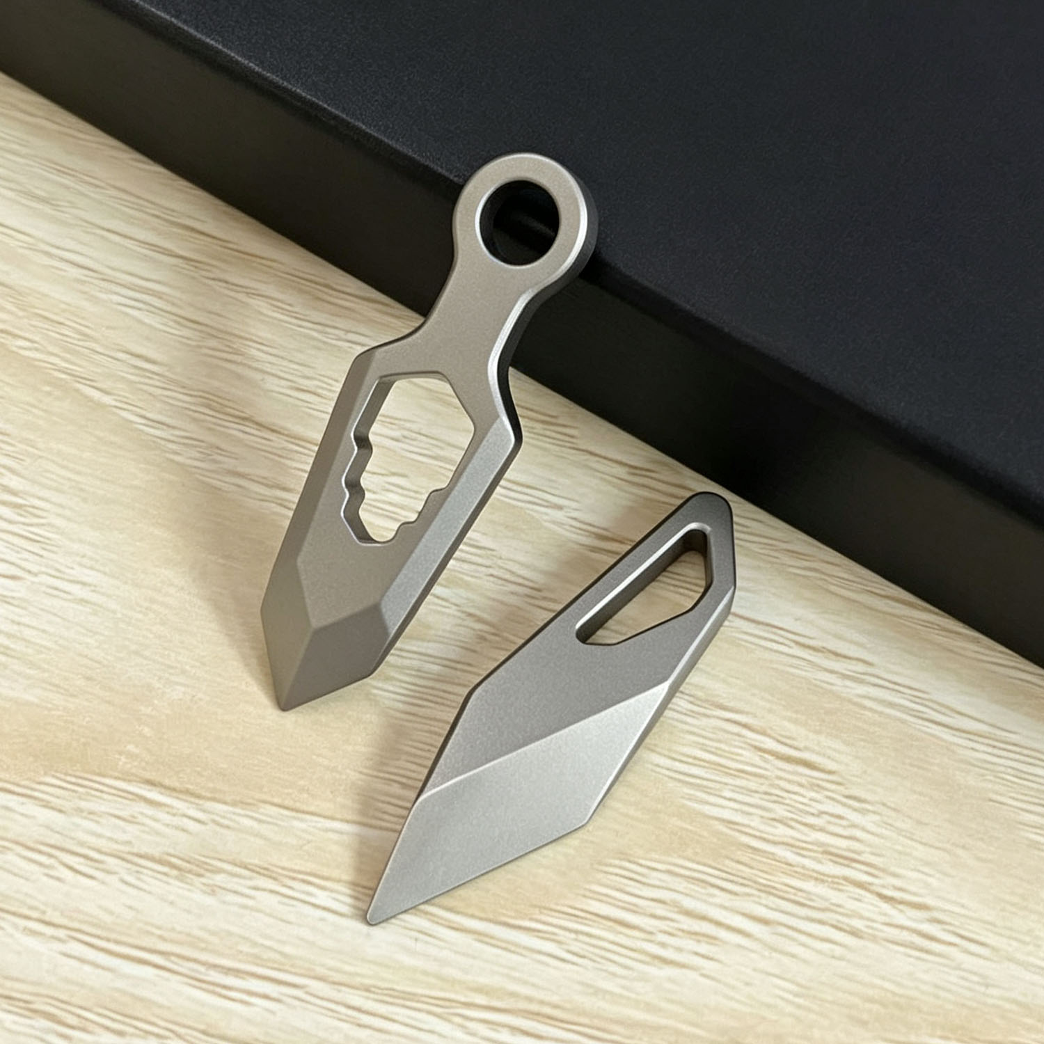 Edc Daily Carry - Portable Titanium Alloy 2Pcs EDC Pry