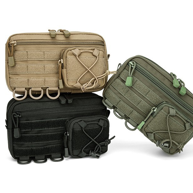 Edc Carry Belt Pouch - Tactical Molle Horizontal Admin Pouch with