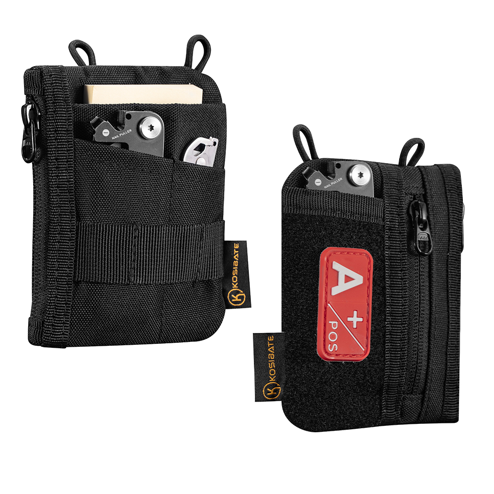 Edc Everyday Carry Gear - EDC Organizer Pouch with DIY Patches