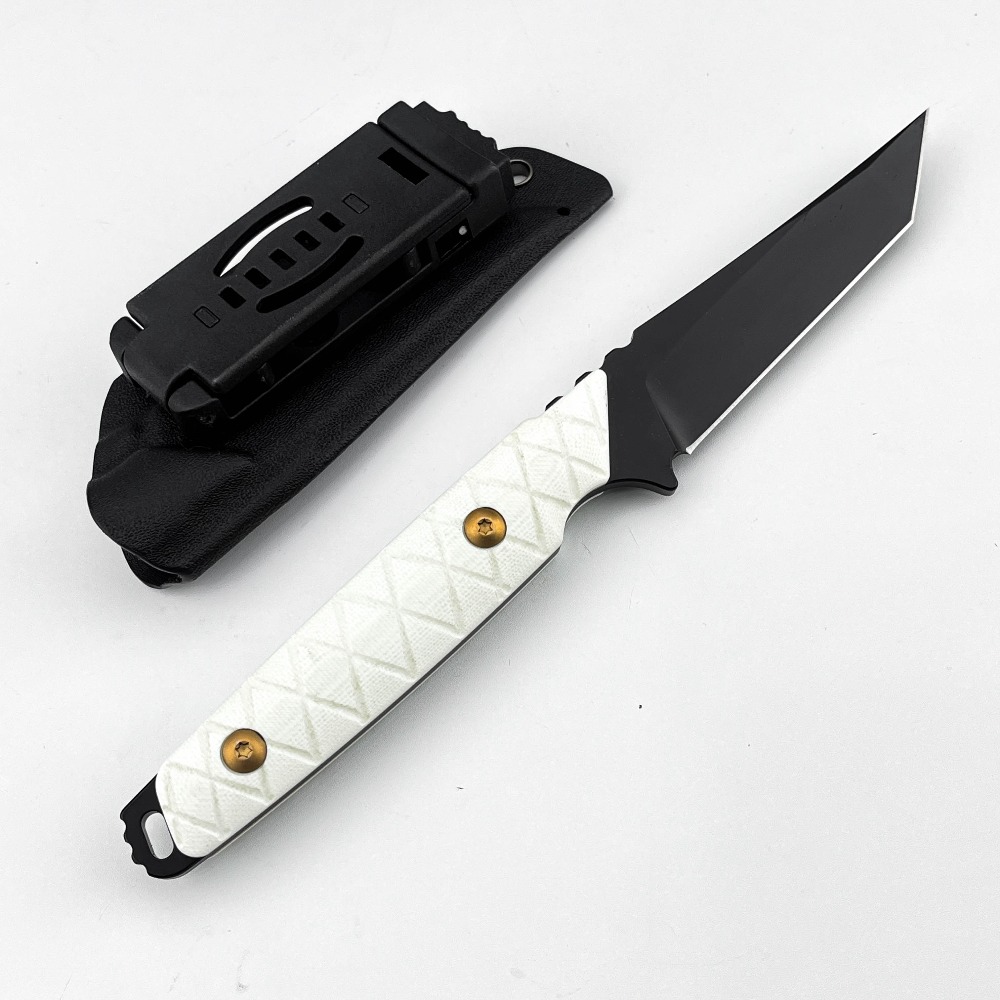 Edc Daily Carry - New Fixed Blade Knife White G10