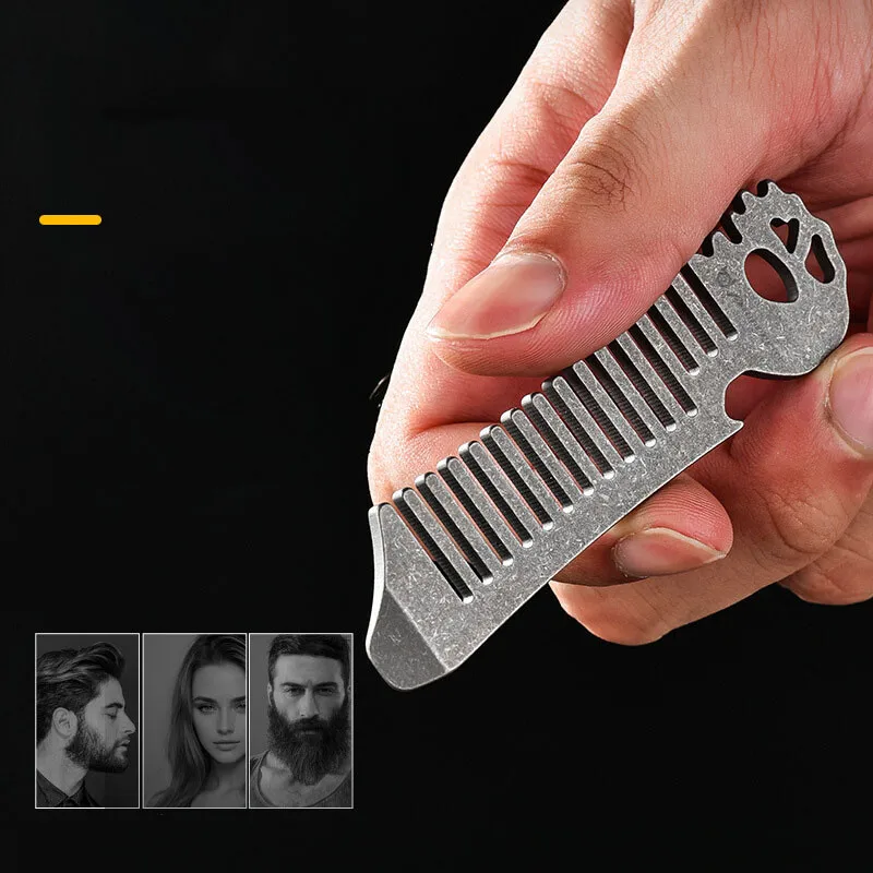 Comb Pocket Titanium - FEGVE Titanium alloy comb with bottle