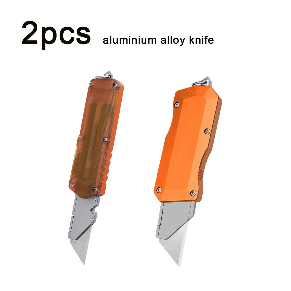 Edc Carry Piece - Two-piece aluminum alloy combination knife set.