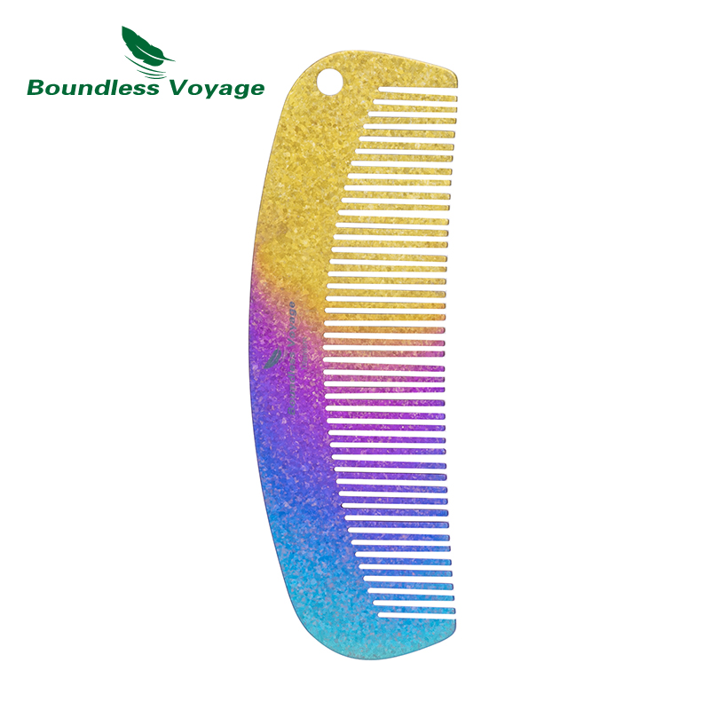 Comb Pocket Titanium - Boundless Voyage Titanium Hair Beard Comb