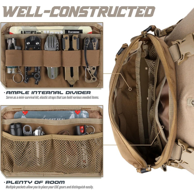 Strap Fishing Vest Tactical Ch - огляд і ціна Edc Carry Backpack