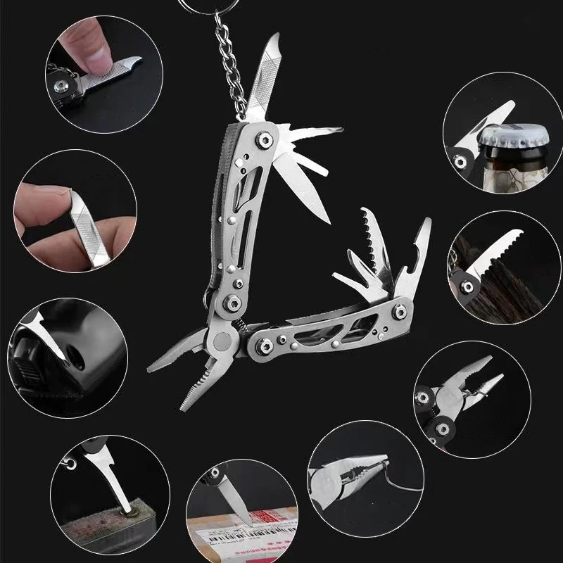 MuqiNush 12 In 1 Mini Keychain - огляд і ціна Edc Carry Pliers