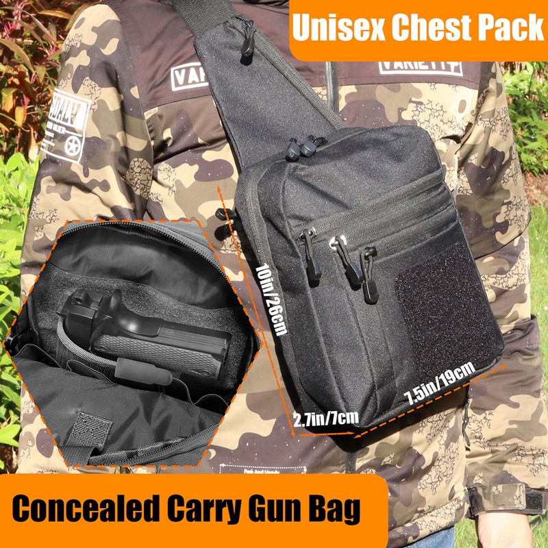 New Tactical Chest Bag Pistol  - огляд і ціна Edc Carry Backpack
