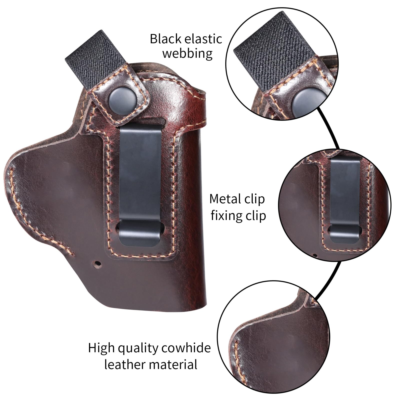 Tactical Leather Concealed Car - огляд і ціна Edc Carry Belt Leather