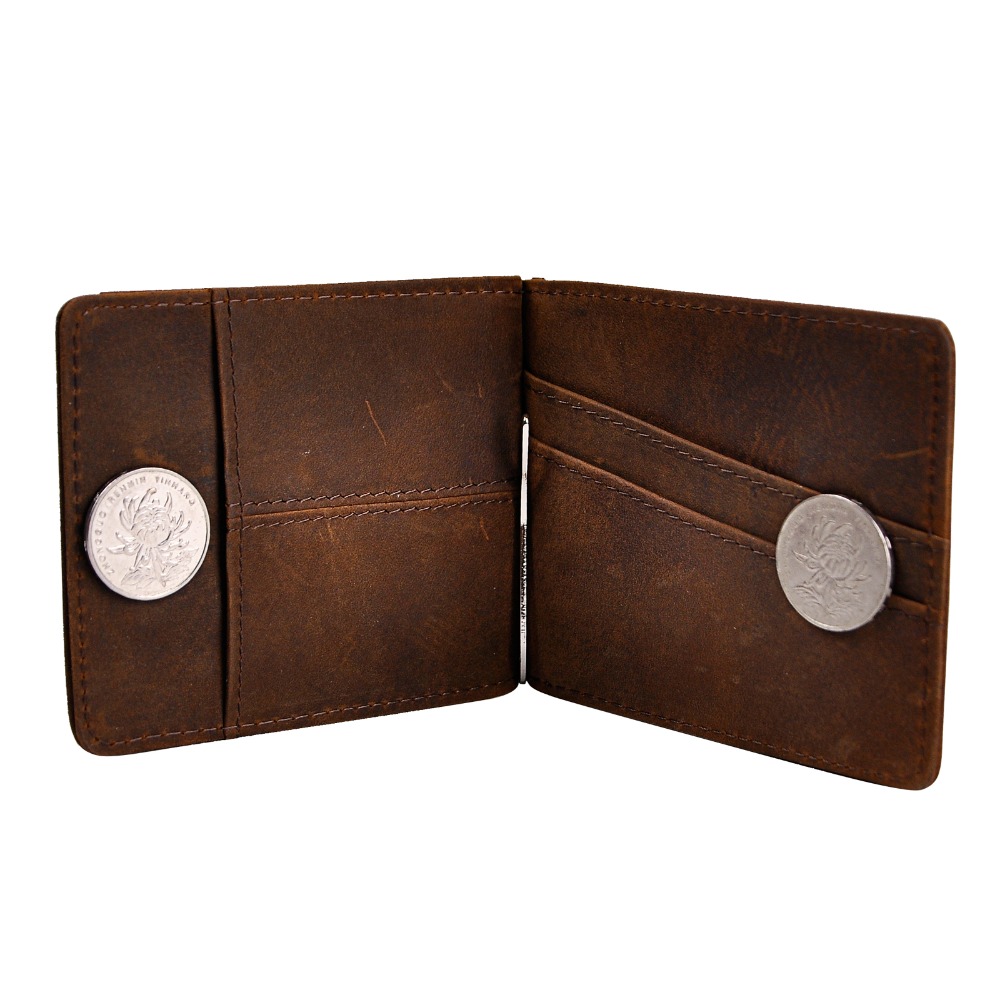 Quality Leather Men Magnetic M - огляд і ціна Money Clip Magnetic