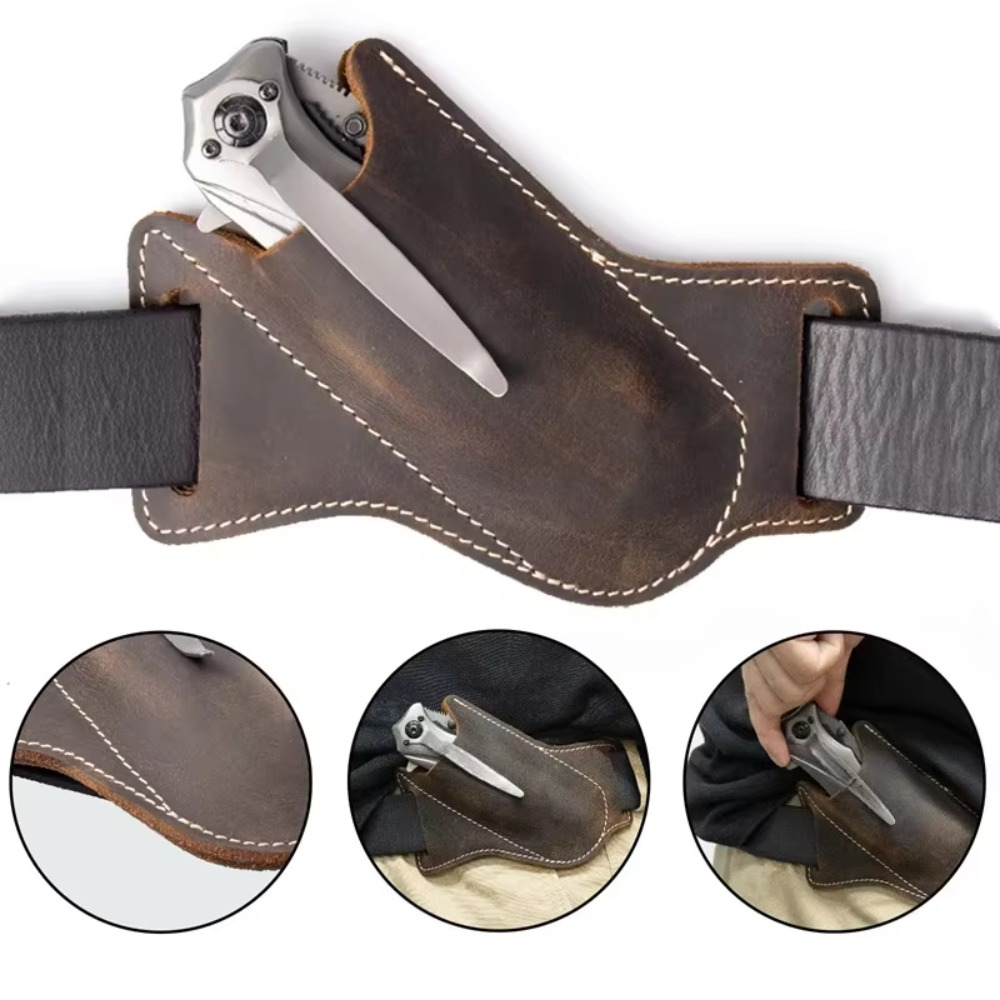 Premium Rugged Leather Knife S - огляд і ціна Edc Carry Belt Leather
