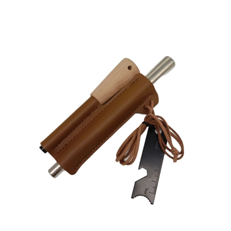 Leather Cover Outdoor Survival - огляд і ціна Ferro Rod Striker