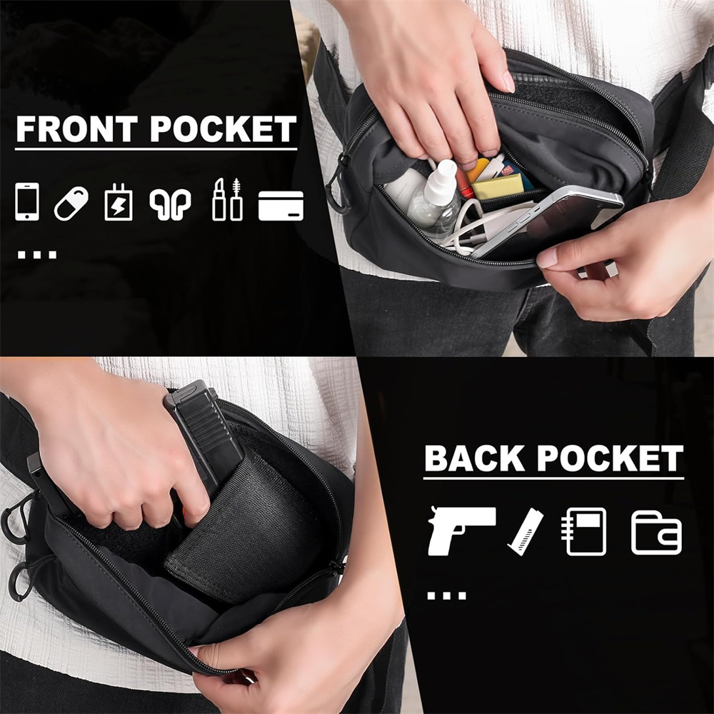 Concealed Carry Gun Bag Pistol - огляд і ціна Edc Concealed Carry Fanny Pack