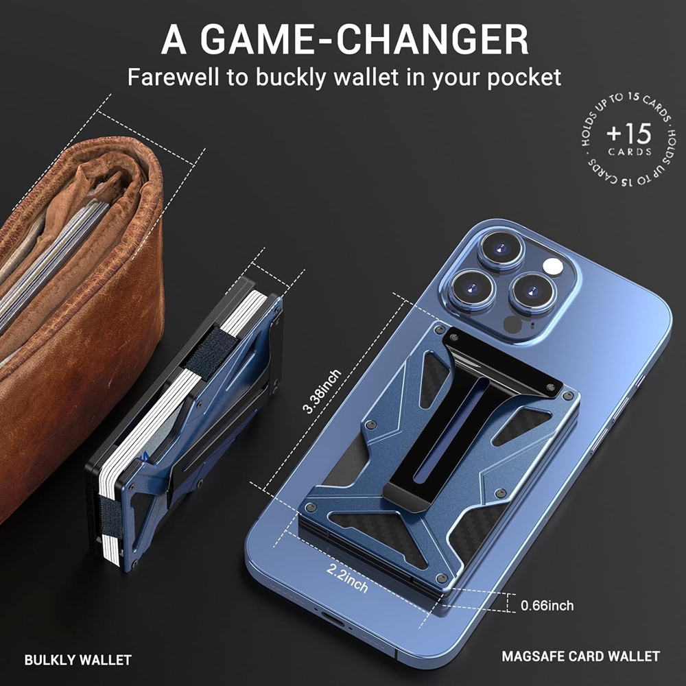 Magnetic Phone Wallet Compatib - огляд і ціна Money Clip Magnetic