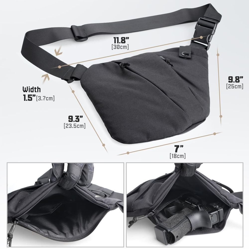 Tactical Concealed Gun Carry B - огляд і ціна Edc Carry Bag For Pistol