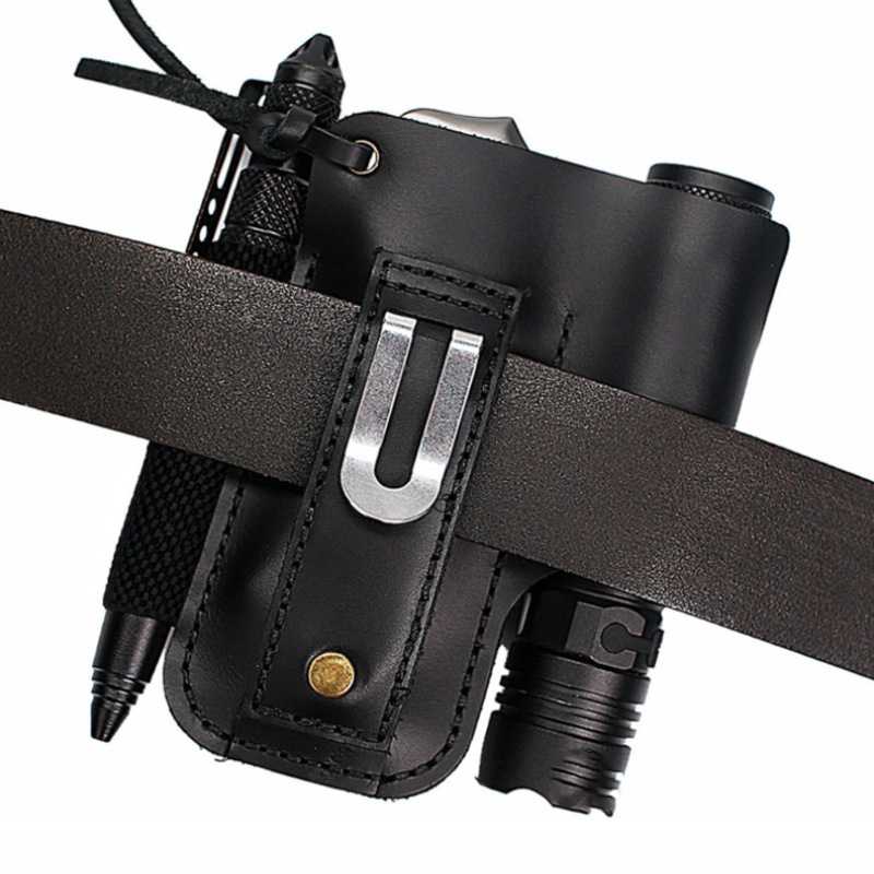 EDC Leather Flashlight Tool Ho - огляд і ціна Edc Carry Belt Pouch