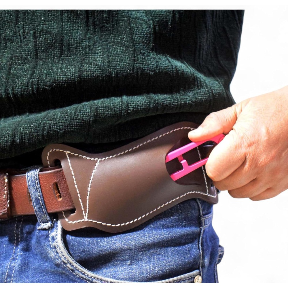 5 Inch Folding Knife Holster E - огляд і ціна Edc Carry Belt Leather