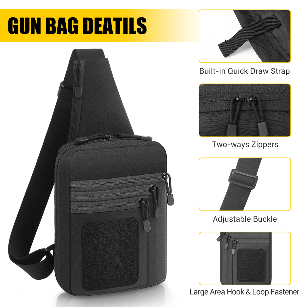 Tactical Pistol Gun Bag Concea - огляд і ціна Edc Carry Bag For Pistol