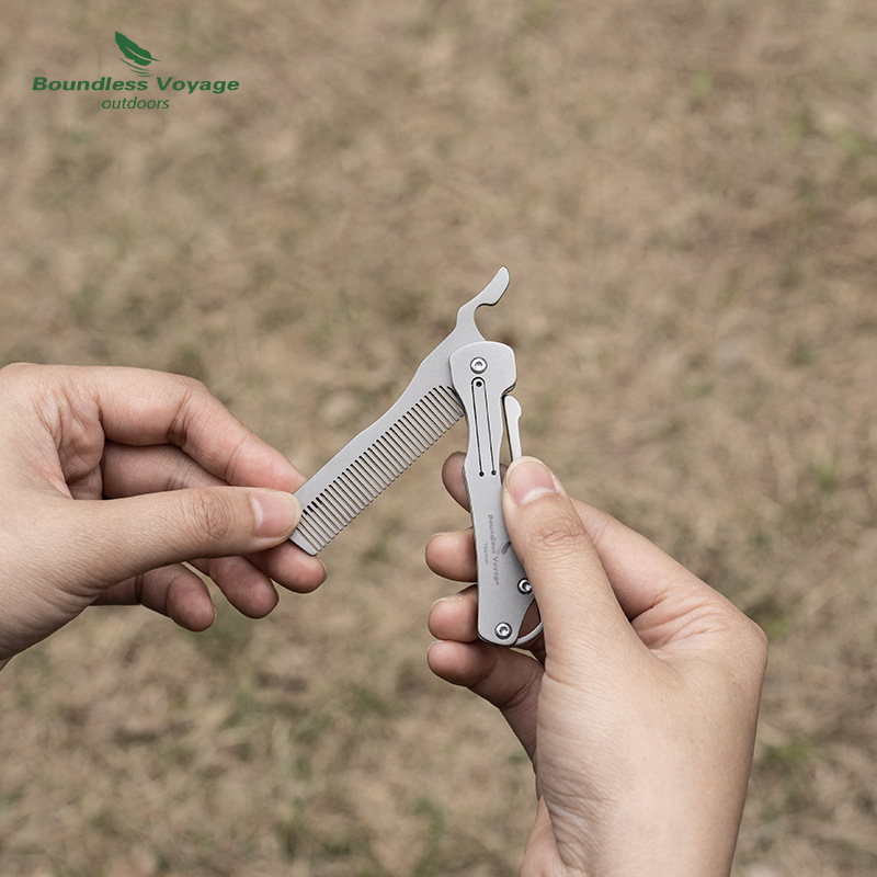 Pure Titanium Folding Comb, Ul - огляд і ціна Comb Pocket Titanium