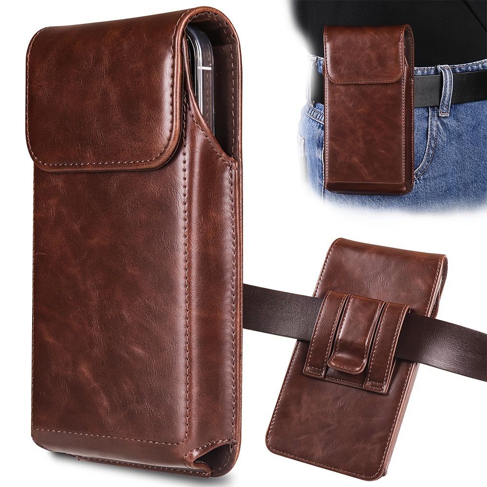 Men's Premium Faux Leather Pho - огляд і ціна Edc Carry Belt Leather