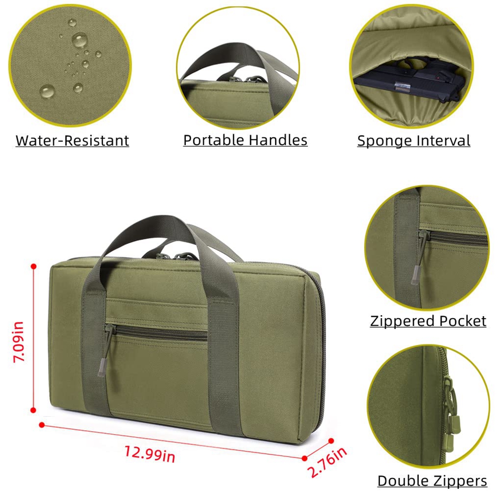 Tactical Pistol Range Bag Gun  - огляд і ціна Edc Carry Bag For Pistol