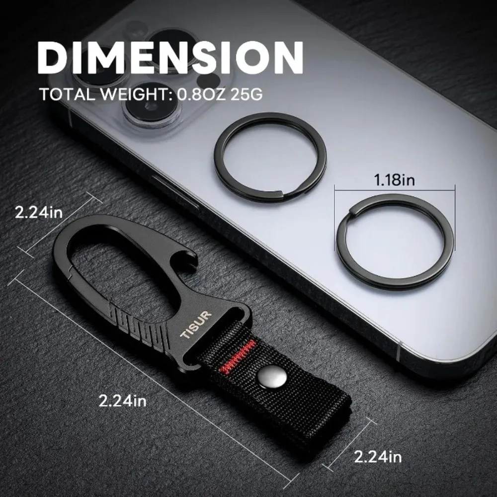 Titanium Carabiner Keychain Cl - огляд і ціна Edc Carry Clip