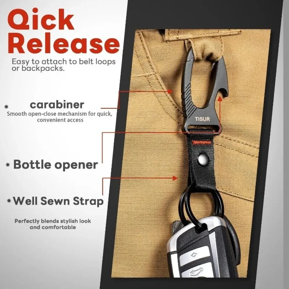 Titanium Carabiner Keychain Cl - огляд і ціна Edc Carry Clip