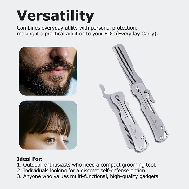 Boundless Voyage Folding Titan - огляд і ціна Comb Pocket Titanium
