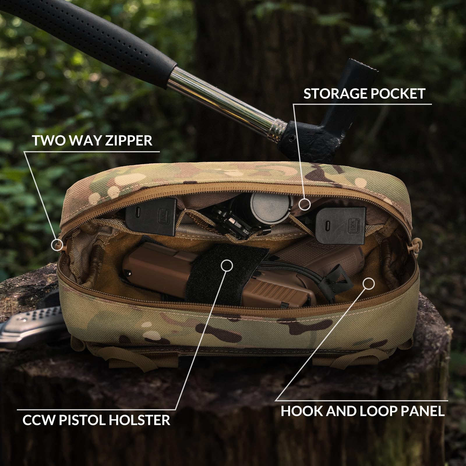 Tactical Fanny Pack, Concealed - огляд і ціна Edc Concealed Carry Fanny Pack