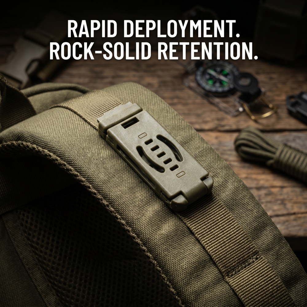 DIY Kydex Holster MOLLE Back C - огляд і ціна Edc Carry Clip