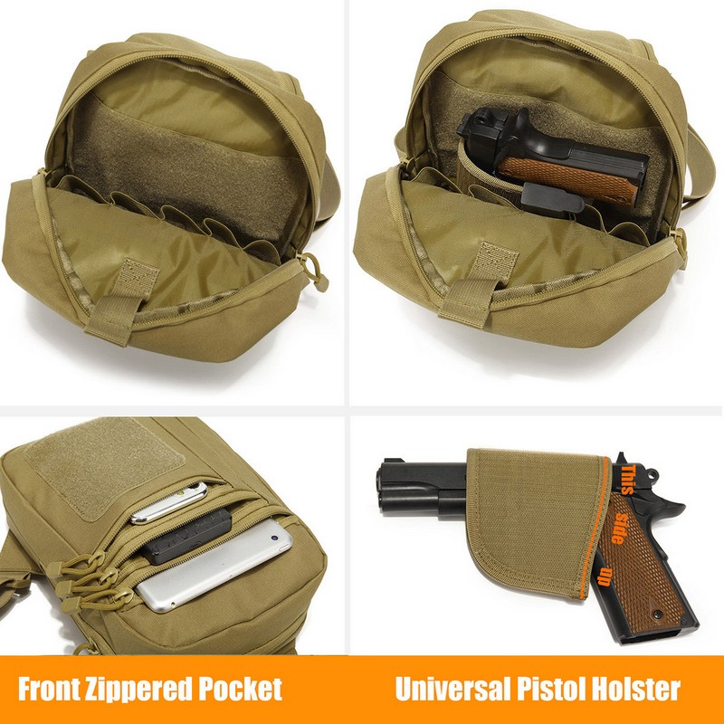 New Tactical Chest Bag Pistol  - огляд і ціна Edc Carry Backpack