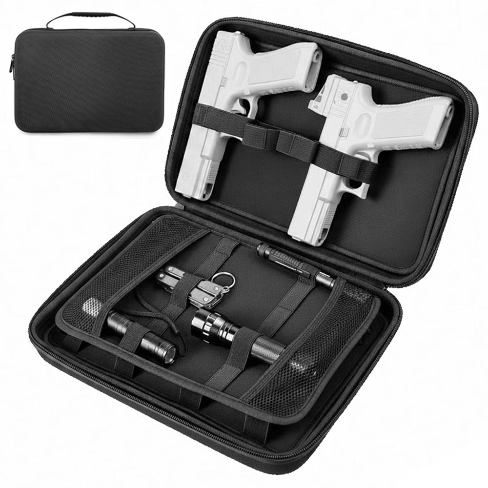 Tactical Pistol Gun Case Dual  - огляд і ціна Edc Carry Bag For Pistol