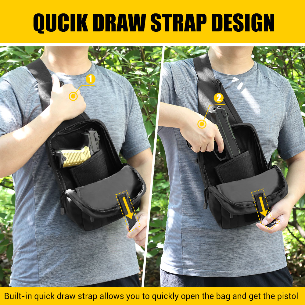 Tactical Pistol Gun Bag Concea - огляд і ціна Edc Carry Bag For Pistol