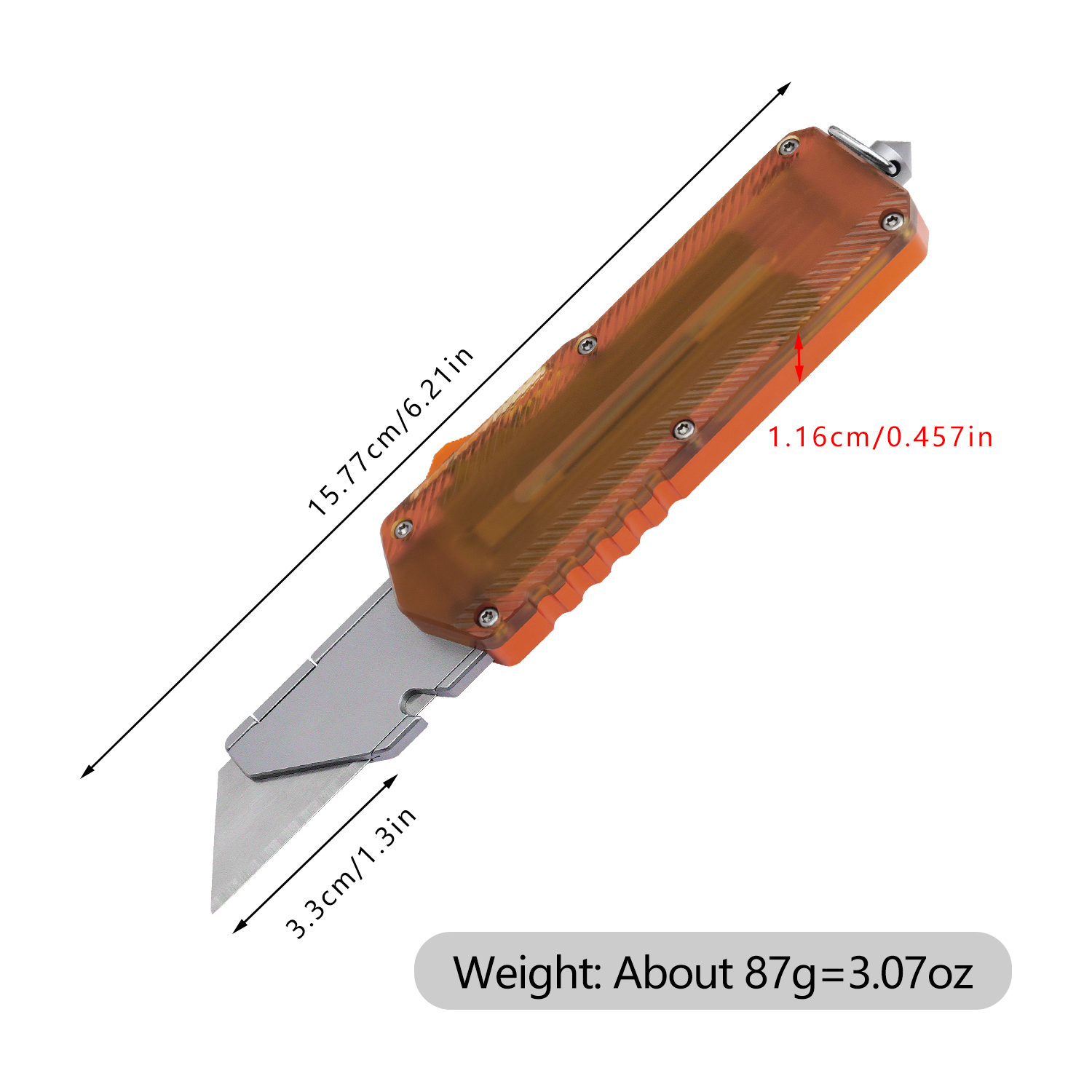 Two-piece aluminum alloy combi - огляд і ціна Edc Carry Piece