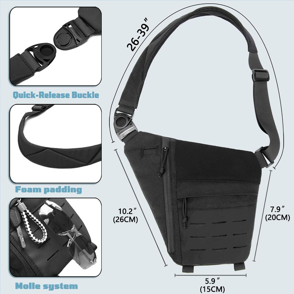 Tactical Bag Concealed Gun Bag - огляд і ціна Edc Carry Backpack
