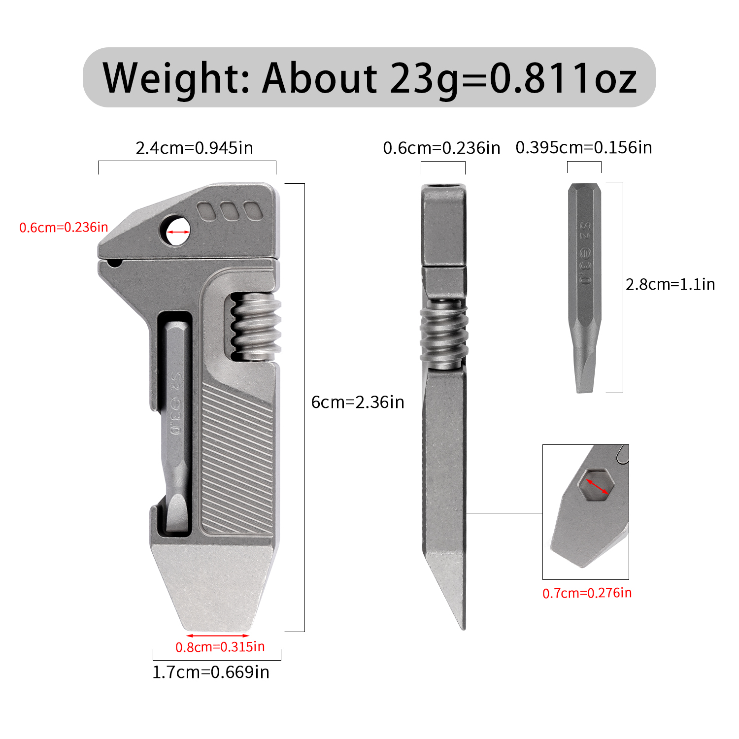 Titanium Alloy Mini EDC Multi  - огляд і ціна Edc Everyday Carry Gear