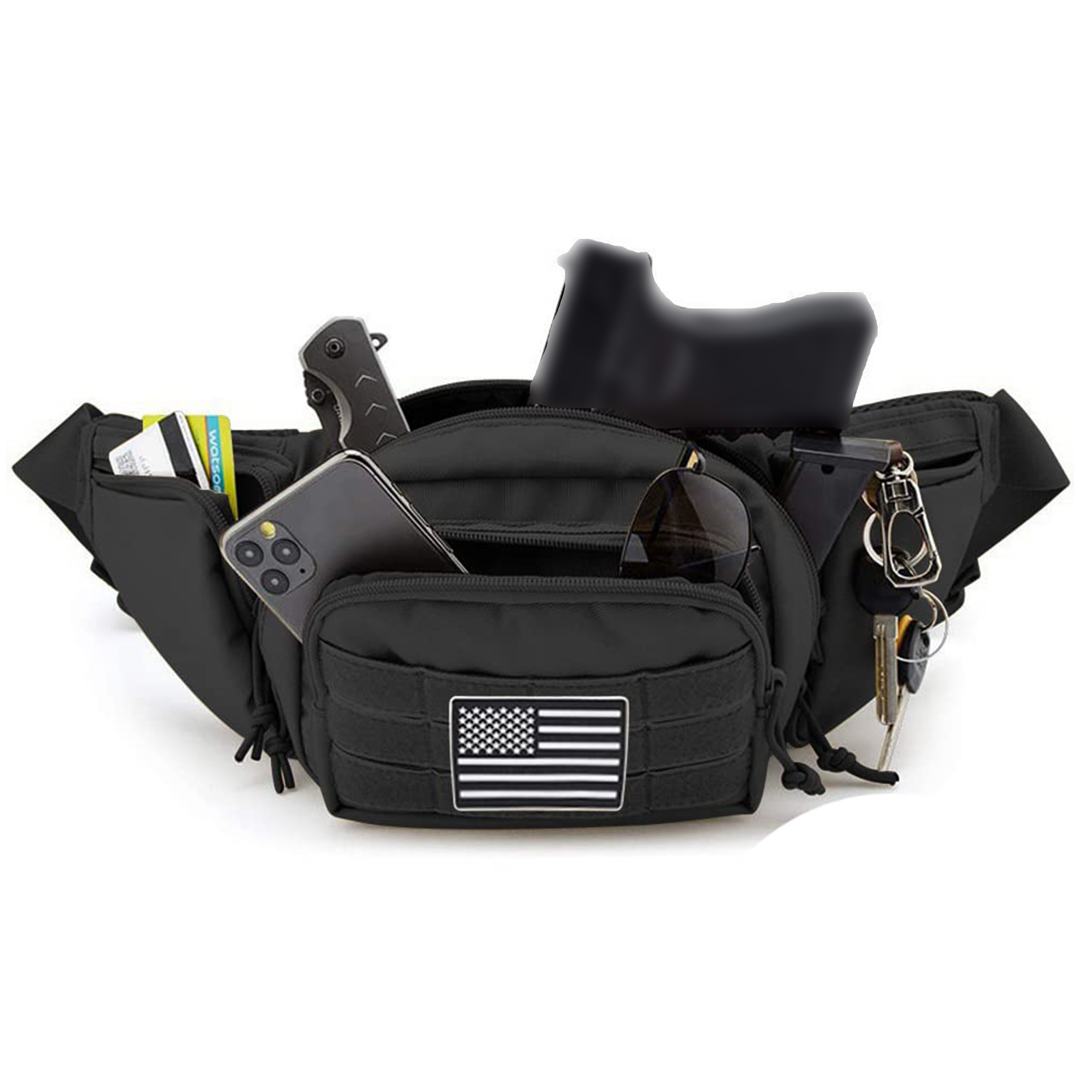 Tactical Fanny Pack Gun Holste - огляд і ціна Edc Concealed Carry Fanny Pack